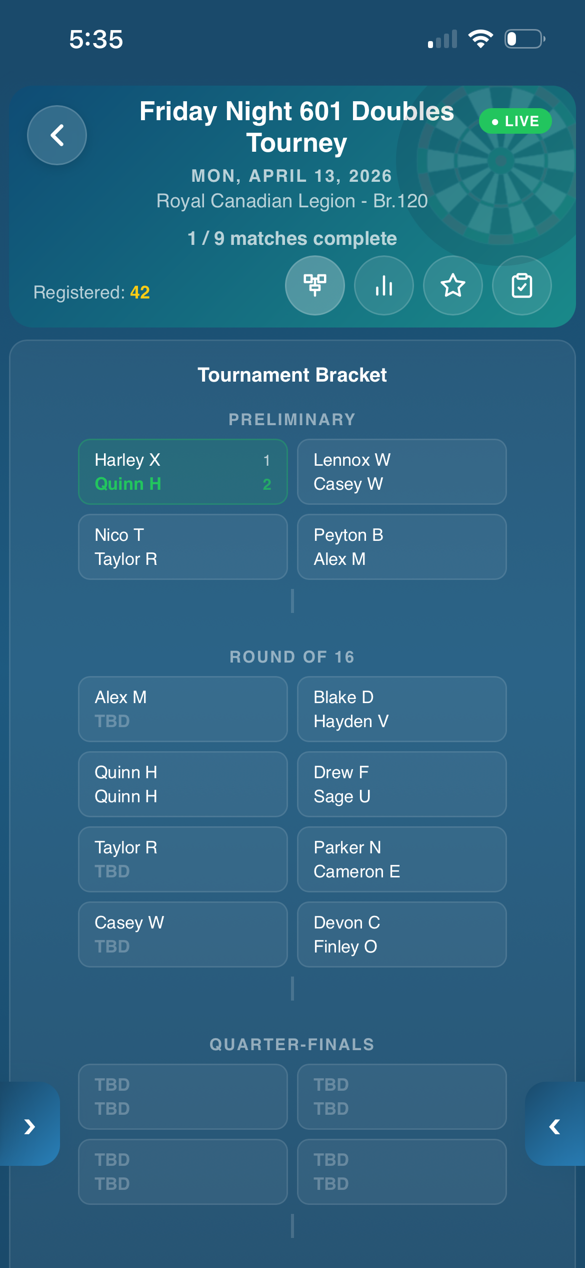 Tournament Bracket